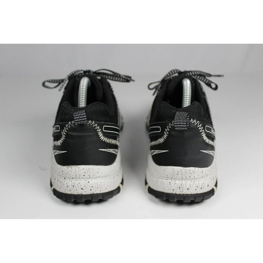 Skechers Trail Mens Black White Speckled Sole Running Shoes Sneakers 51486